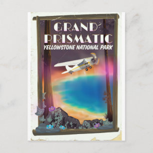 Grand Prismatic, Yellowstone National Park, USA Postcard
