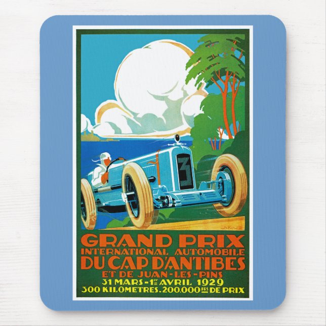 Grand Prix Du Cap d'Antibes Mouse Pad (Front)