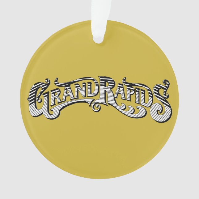 Grand Rapids Christmas Ornament (Front)