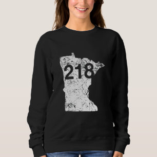 Grand Rapids Duluth Hibbing Area Code 218 Shirt, M Sweatshirt