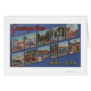Grand Rapids, Michigan - Large Letter Scenes 2