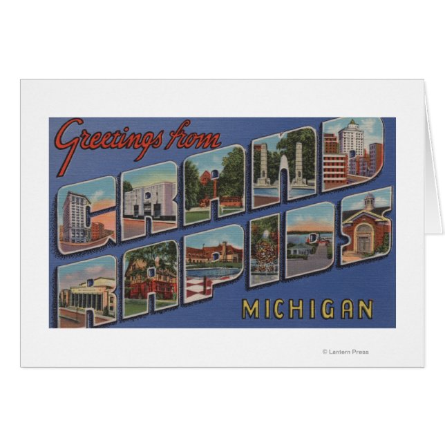 Grand Rapids, Michigan - Large Letter Scenes 2 (Front Horizontal)