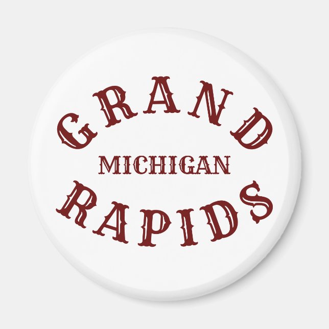 Grand Rapids, Michigan Magnet (Front)