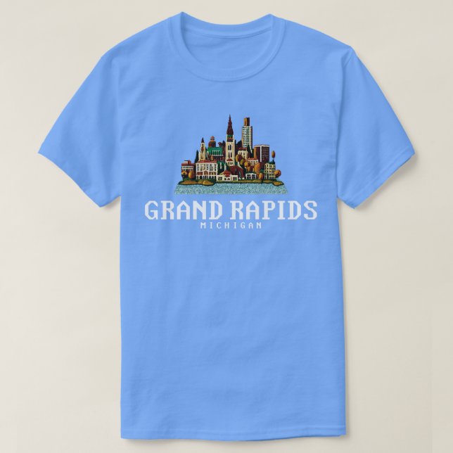 Grand Rapids Michigan T-Shirt (Design Front)