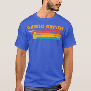 Grand Rapids Michigan Vintage Distressed Souvenir T-Shirt