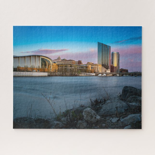 Grand Rapids Skyline Puzzle (Michigan) (Horizontal)