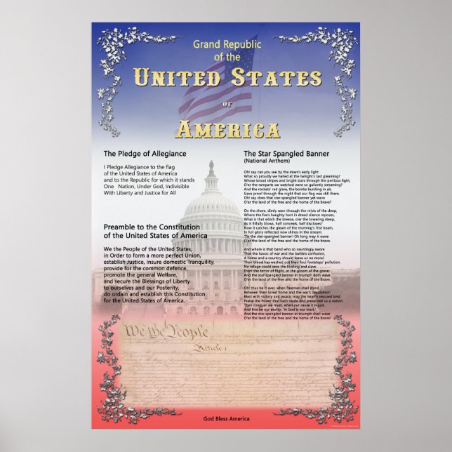 Grand Republic of the USA Poster (Front)