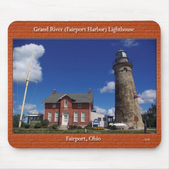 Grand River Lighthouse mousepad (Front)