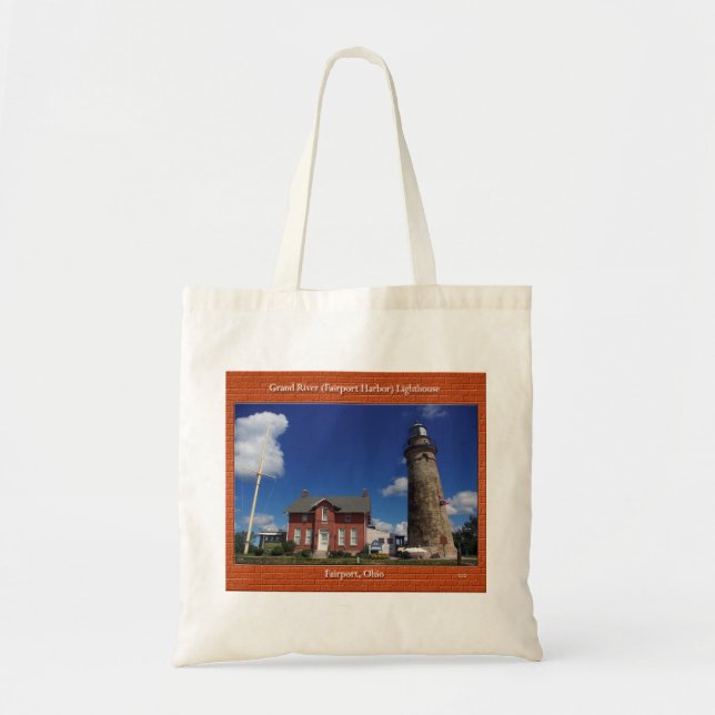 Grand River Lighthouse tote bag (Front)