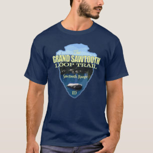 Grand Sawtooth Loop arrowhead Oversized T-Shirt