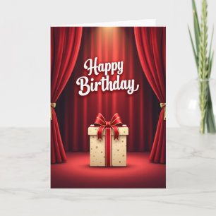 Grand Stage Birthday Card