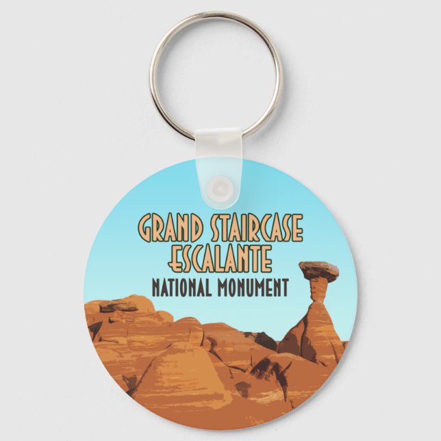 Grand Staircase Escalante National Monument Key Ring (Front)