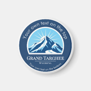 Grand Targhee Wyoming ski resort Mountain hiking  Magnet