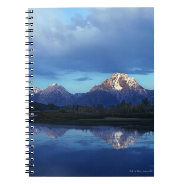 Grand Teton mountain range 2 Spiral Notebook (Front)