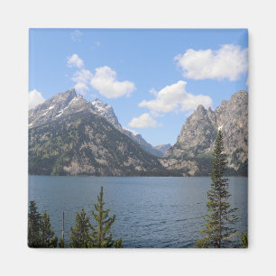 Grand Teton Mountains and Jenny Lake Magnet