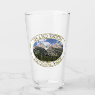 Grand Teton Mountains at Grand Teton National Park Glass