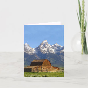 Grand Teton mountains Card