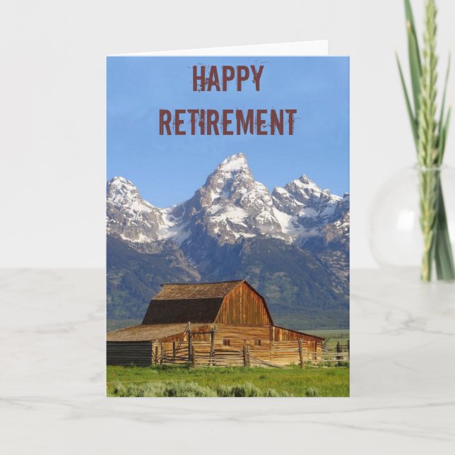 Grand Teton mountains Card (Front)