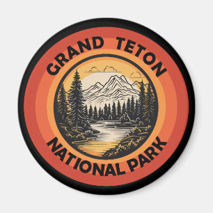 Grand Teton mountains National Park Wyoming Magnet