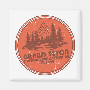 Grand Teton mountains National Park Wyoming Magnet