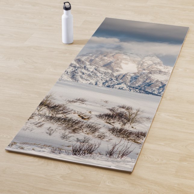 Grand Teton Mountains Yoga Mat (In Situ)