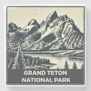 Grand Teton Nation Park Stone Coaster