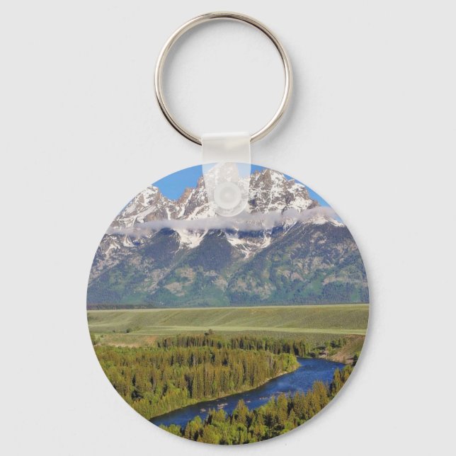 Grand Teton National Park 3 Key Ring (Front)