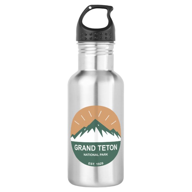 Grand Teton National Park 532 Ml Water Bottle (Front)