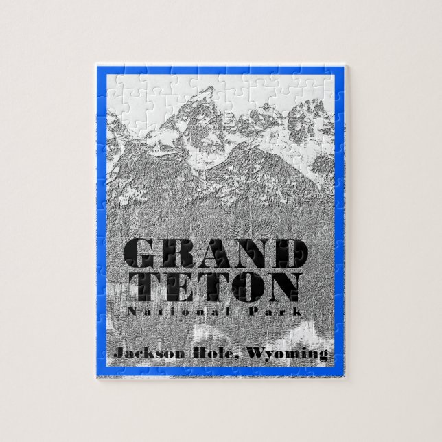 Grand Teton National Park - 8x10 -110 pcs Jigsaw Puzzle (Vertical)