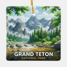 Grand Teton National Park Anime Inspired Landscape
