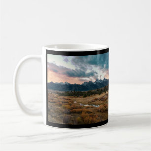 Grand Teton National Park Beaver Pond Sunset Photo Coffee Mug