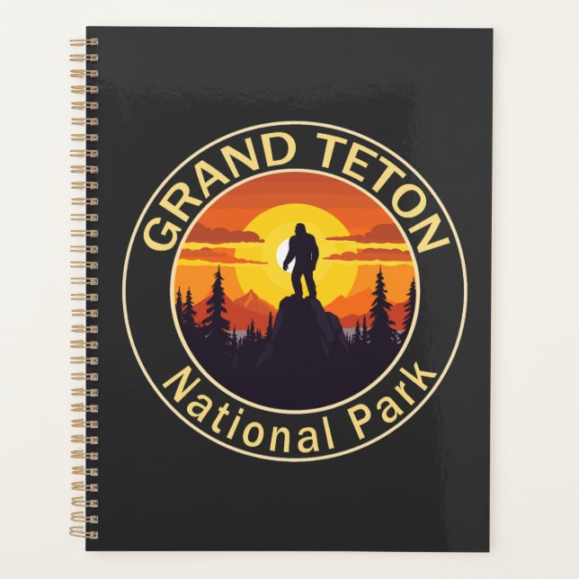 Grand Teton National Park Bigfoot Planner (Front)