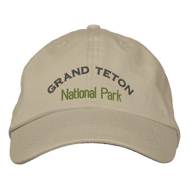 Grand Teton National Park Embroidered Hat (Front)