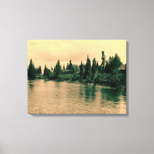Grand Teton National Park. Gorgeous landscape Canvas Print