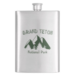 Grand Teton National Park Hip Flask
