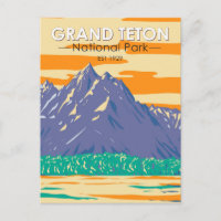 Grand Teton National Park In Spring Vintage