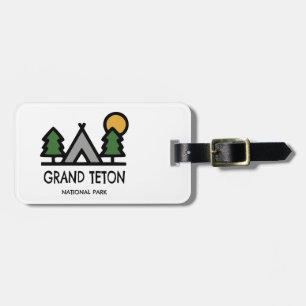 Grand Teton National Park Luggage Tag