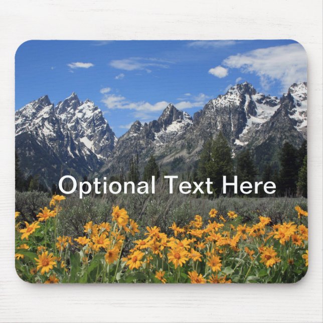 Grand Teton National Park Mouse Pad (Front)