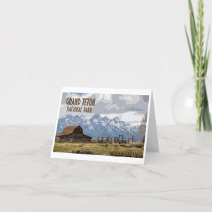 Grand Teton National Park Note Card