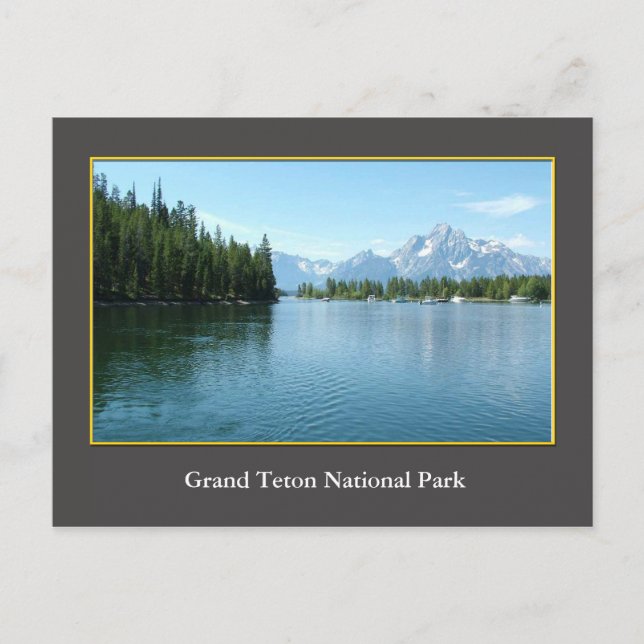 Grand Teton National Park Postcard (Front)