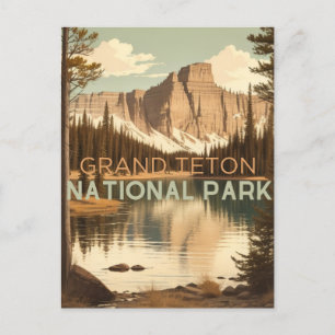 GRAND TETON NATIONAL PARK POSTCARD