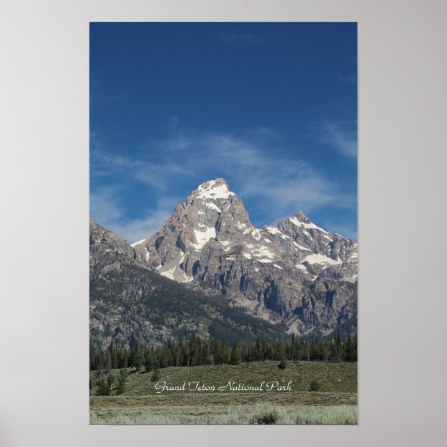 Grand Teton National Park Poster (Front)