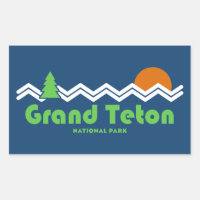 Grand Teton National Park Retro