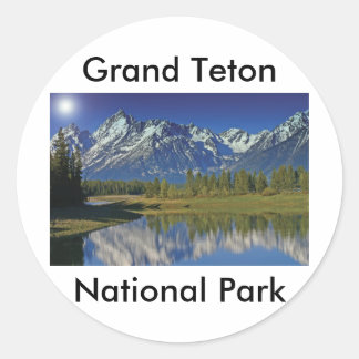 Grand Teton National Park Series 4 Classic Round Sticker
