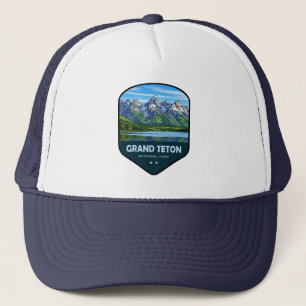 Grand Teton National Park Shield Trucker Hat