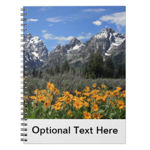Grand Teton National Park Spiral Notebook