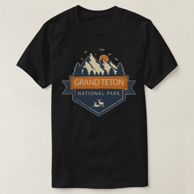 Grand Teton National Park  T-Shirt (Design Front)