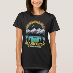 Grand Teton National Park Vintage 70s 80s Camping T-Shirt