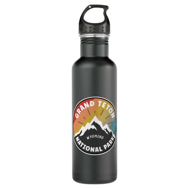 Grand Teton National Park Wyoming 710 Ml Water Bottle (Front)