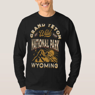 Grand Teton National Park Wyoming Hike Outdoors Vi T-Shirt